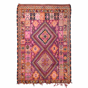 Vintage Moroccan Rug 5.9 x 9 feet / 180 x 276 cm - Ettilux Home